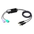 ATEN 2-Portový USB Bezokrajový kabelový KVM přepínač