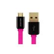 AVACOM MIC-40P kabel USB - Micro USB, 40cm, růžová