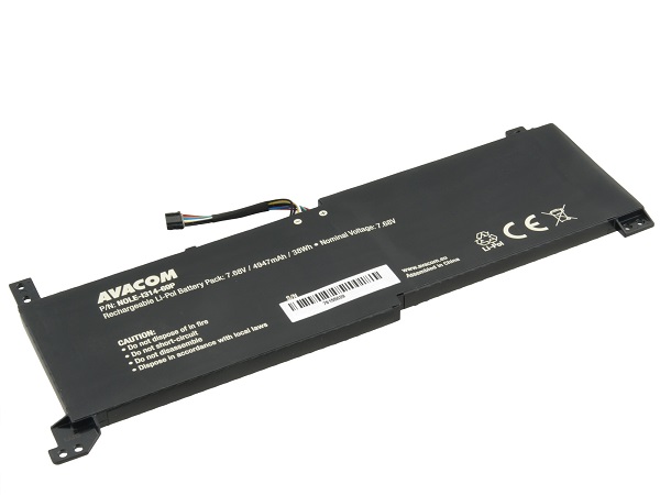 AVACOM Náhradní baterie Lenovo IdeaPad 3 Gen.6,7, IdeaPad 3-14ITL6 Li-Pol 7,68V 4947mAh 38Wh
