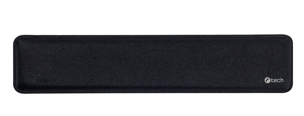 C-TECH KPG-01 Podpěra zápěstí ke klávesnici gelová, černá, 450x93x25mm