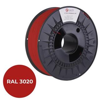 C-TECH tisková struna PREMIUM LINE ( filament ) , PLA, dopravní červená, RAL3020