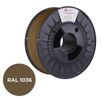 C-TECH tisková struna PREMIUM LINE ( filament ) , PLA, perleťová zlatá, RAL1036,