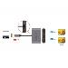 Delock Adaptér z USB Type-C™ na HDMI a VGA s portem rozhraní USB 3.0 a PD