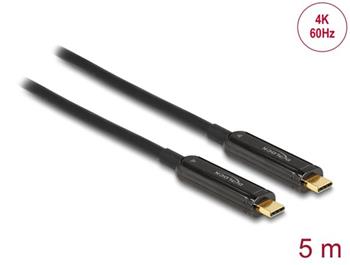 Delock Aktivní optický videokabel USB-C™, 4K 60 Hz, 5 m