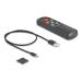 Delock HDMI Switch 4 x vstupní porty HDMI na 1 x výstupní port HDMI, 8K 60 Hz