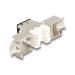 Delock Modul Keystone ze zásuvkového konektoru RJ45 na LSA Cat.6A, beznástrojový, černá, sada 10 kusů