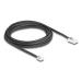 Delock Telefonní kabel RJ45, ze zástrčky na zástrčku RJ11, černý, 5 m