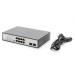 DIGITUS 8 Port Gigabit Switch 8xRJ45 (6xPoE)+ 2G SFP 180W Support 802.3 af/at/bt standard