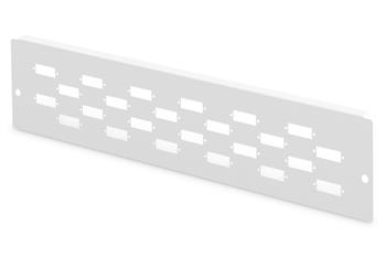 Digitus Adaptérová deska pro DN-96800M-2, šedá (RAL 7035) 12x SC-DX, LC-QD