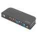 DIGITUS DS-12874 KVM Switch, 2x1 HDMI, HDMI Out, USB, 4Kx2K@60Hz, černá