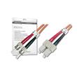 DIGITUS Fiber Optic Patch Cord, ST to SC, Multimode 50/125 µ, Duplex Length 7m