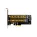 Digitus M.2 NGFF / NVMe SSD PCIexpress Add-On karta podporuje B, M a B + M Key, velikost od 30 ~ 110 mm