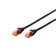 Digitus Patch Cable, CAT 6 UTP, AWG 26, měď, černý 5m