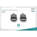Digitus Připojovací kabel DisplayPort 1.2, DP M/M, 3,0 m, se západkou, Ultra HD 4K, bl