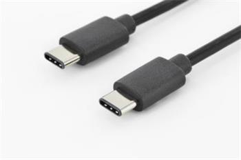 Digitus Připojovací kabel USB typu C na C, 1,8 m, 3A, 480 MB, verze 2.0, bl