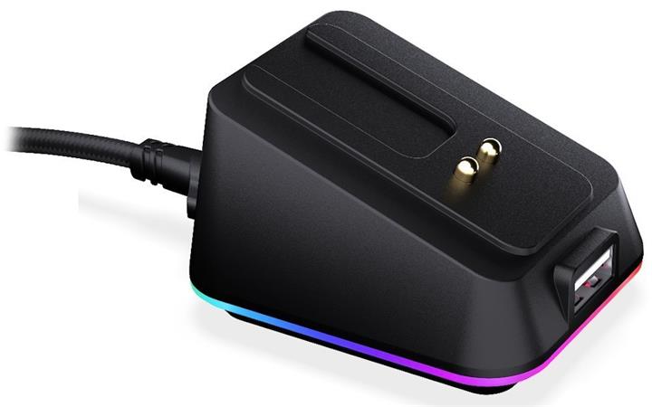 Endorfy Dokovací stanice, pro Endorfy LIV Wireless a LIV Plus Wireless, USB-C, USB, RGB, černá