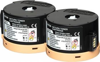 EPSON toner S050711 M200/MX200 (2x 2500 pages) double black return