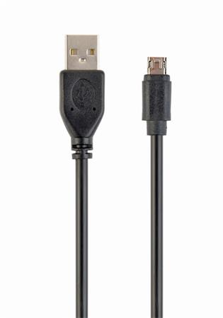 GEMBIRD Kabel CABLEXPERT MicroUSB oboustranný univerzální konektor, 1,8m, černý
