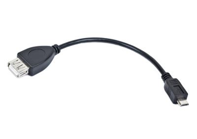 GEMBIRD Kabel USB AF/micro USB, OTG, 15cm, pro tablety a smartphone