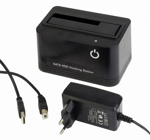 Gembird USB dokovací stanice pro 2,5" a 3,5" pevné disky SATA