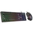 Genius GX GAMING Scorpion KM-GX3, Set klávesnice a myši, drátový, CZ+SK layout, USB, Copilot klávesa, RGB podsv., černá