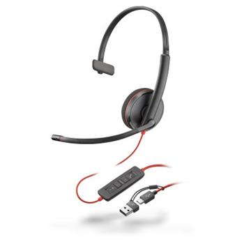 HP Poly BW 3210 USB-C HS +USB-C/A bulk