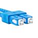 LANBERG optický patch cord SM SC/UPC-SC/UPC duplex 10m LSZH G657A1 průměr 3mm, barva žlutá
