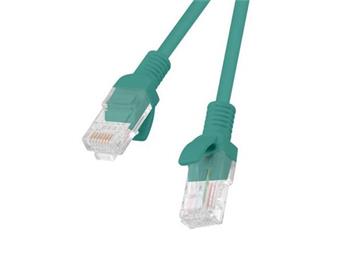 LANBERG Patch kabel CAT.6 UTP 15M zelený Fluke Passed