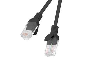 LANBERG Patch kabel CAT.6 UTP 20M černý Fluke Passed