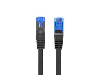 LANBERG Patch kabel CAT.6A FTP LSZH CCA 2M černý Fluke Passed