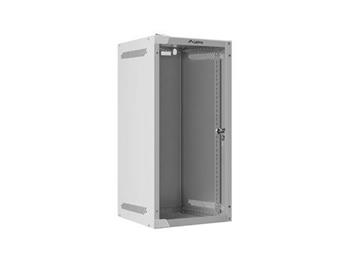 LANBERG RACKOVÁ SKŘÍŇ 10" NÁSTĚNNÁ 12U/280X310 PRO VLASTNÍ MONTÁŽ S PROSKLENÝMI DVEŘMI ŠEDÁ (PLOCHÉ BALENÍ)