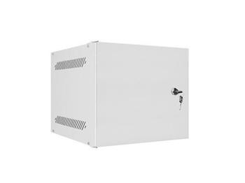 LANBERG RACKOVÁ SKŘÍŇ 10" NÁSTĚNNÁ 4U/280X310 PRO VLASTNÍ MONTÁŽ S KOVOVÝMI DVEŘMI ŠEDÁ (PLOCHÉ BALENÍ)