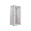LANBERG RACKOVÁ SKŘÍŇ 19" NÁSTĚNNÁ 27U/600X600 (v rozloženém stavu) S PROSKLENÝMI DVEŘMI ŠEDÁ V2