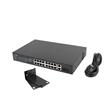 LANBERG SWITCH 16X 100MB POE+/2X 1GB/1X SFP UNMANAGED RACK 10" & 19" GIGABIT ETHERNET 150W