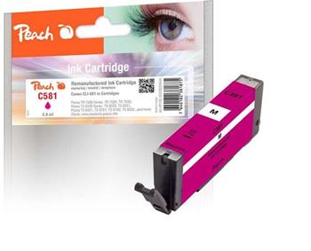 PEACH kompatibilní cartridge Canon CLI-581, magenta, 5,6ml