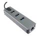PremiumCord Adapter USB-C na Gigabit 10/100/1000Mbps + 3x USB3.2 konektor