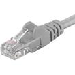Premiumcord Patch kabel CAT6a S-FTP, RJ45-RJ45, AWG 26/7 1,5m šedá