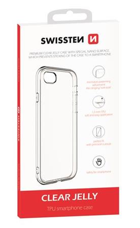 SWISSTEN POUZDRO CLEAR JELLY APPLE IPHONE 7 PLUS/8 PLUS TRANSPARENTNÍ