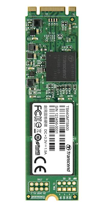 TRANSCEND MTS800 64GB SSD disk M.2 2280, SATA III